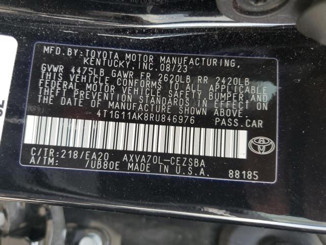 Photo 11 VIN: 4T1G11AK8RU846976 - TOYOTA CAMRY SE N 