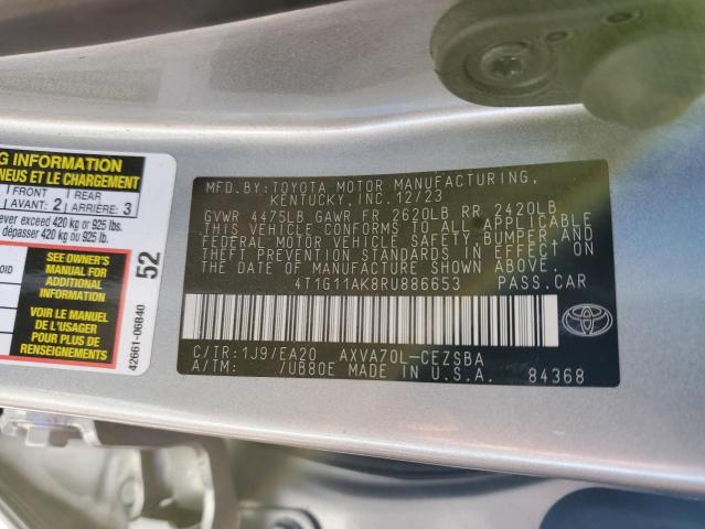 Photo 11 VIN: 4T1G11AK8RU886653 - TOYOTA CAMRY SE N 