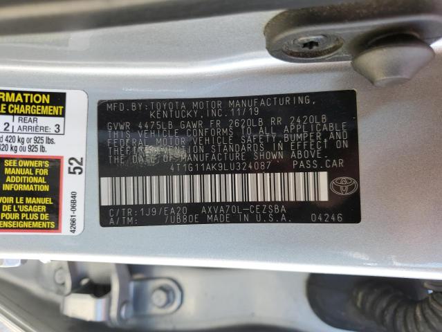 Photo 11 VIN: 4T1G11AK9LU324087 - TOYOTA CAMRY 