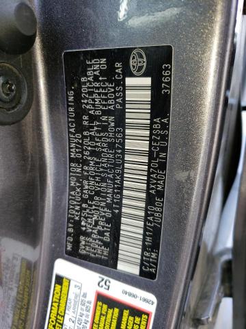 Photo 11 VIN: 4T1G11AK9LU347563 - TOYOTA CAMRY SE 