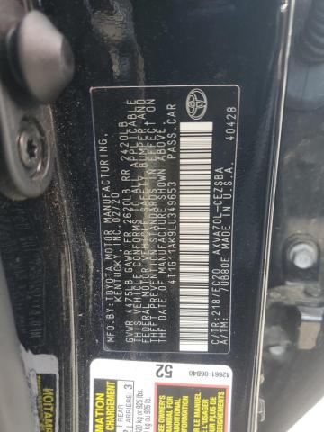 Photo 11 VIN: 4T1G11AK9LU349653 - TOYOTA CAMRY SE 