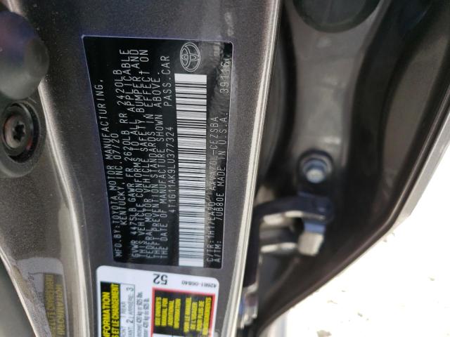 Photo 11 VIN: 4T1G11AK9LU377324 - TOYOTA CAMRY SE 