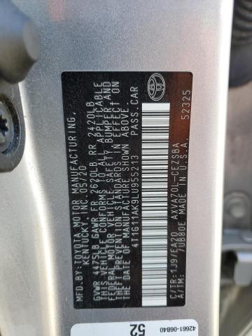 Photo 11 VIN: 4T1G11AK9LU955213 - TOYOTA CAMRY SE 