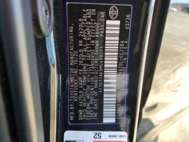 Photo 11 VIN: 4T1G11AK9MU409271 - TOYOTA CAMRY 