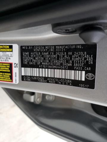 Photo 9 VIN: 4T1G11AK9MU445672 - TOYOTA CAMRY SE 