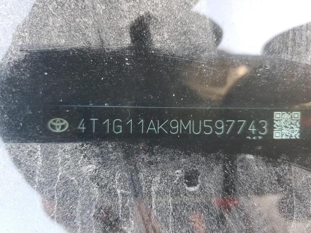 Photo 11 VIN: 4T1G11AK9MU597743 - TOYOTA CAMRY SE 