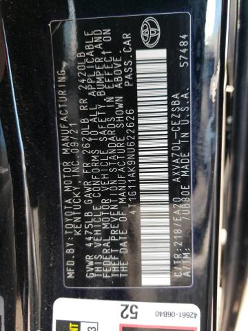 Photo 12 VIN: 4T1G11AK9NU622626 - TOYOTA CAMRY SE 