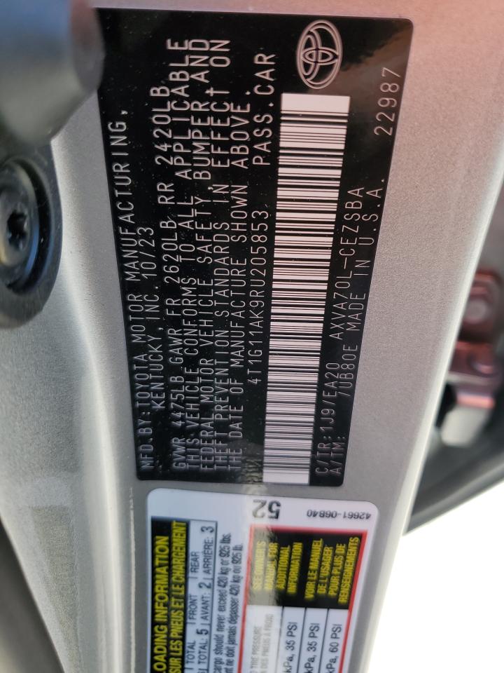 Photo 11 VIN: 4T1G11AK9RU205853 - TOYOTA CAMRY 