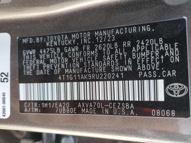 Photo 12 VIN: 4T1G11AK9RU220241 - TOYOTA CAMRY 