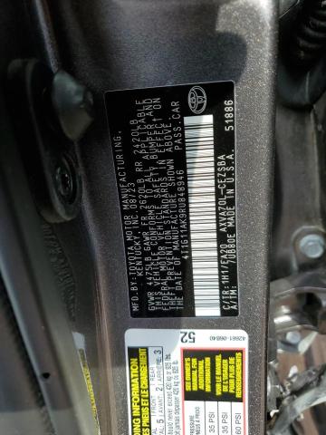 Photo 11 VIN: 4T1G11AK9RU848946 - TOYOTA CAMRY SE N 