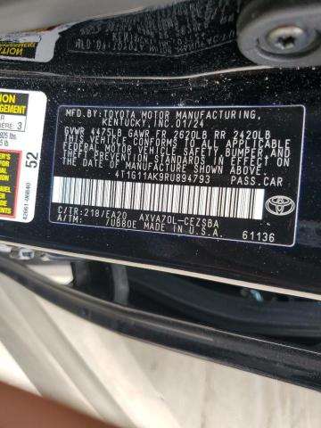 Photo 11 VIN: 4T1G11AK9RU894793 - TOYOTA CAMRY SE N 