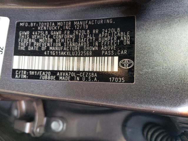 Photo 11 VIN: 4T1G11AKXLU332568 - TOYOTA CAMRY 