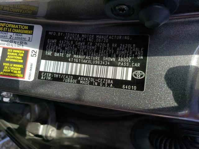 Photo 9 VIN: 4T1G11AKXLU963434 - TOYOTA CAMRY 