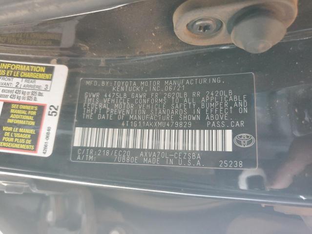 Photo 11 VIN: 4T1G11AKXMU479829 - TOYOTA CAMRY 