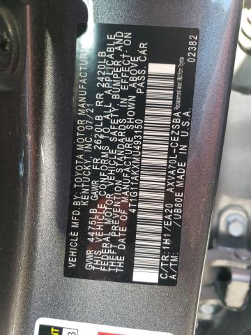 Photo 11 VIN: 4T1G11AKXMU493150 - TOYOTA CAMRY SE 