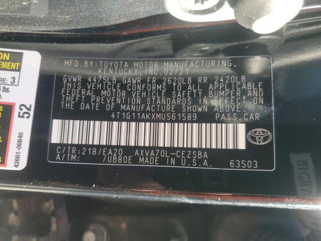 Photo 12 VIN: 4T1G11AKXMU561589 - TOYOTA CAMRY 