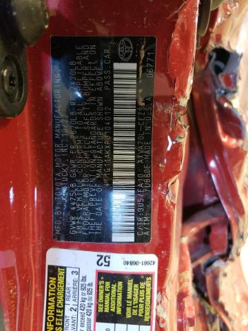 Photo 12 VIN: 4T1G11AKXPU104012 - TOYOTA CAMRY 