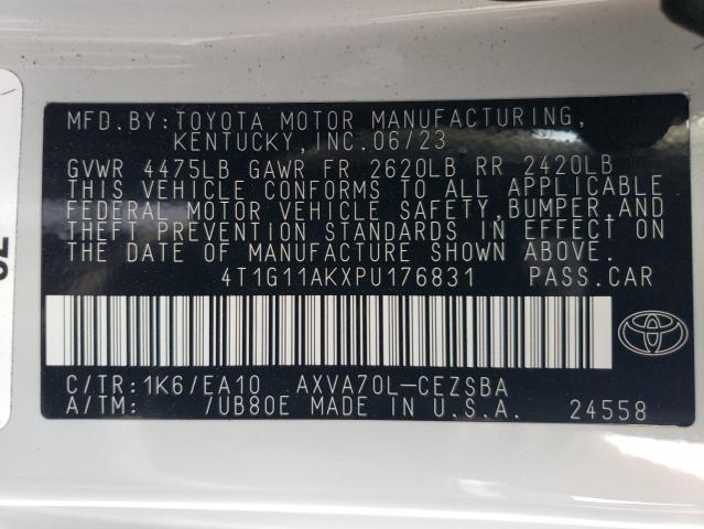 Photo 11 VIN: 4T1G11AKXPU176831 - TOYOTA CAMRY SE N 