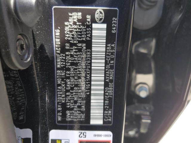 Photo 12 VIN: 4T1G11AKXPU763983 - TOYOTA CAMRY SE N 