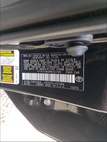 Photo 9 VIN: 4T1G11BK0MU023109 - TOYOTA CAMRY SE 