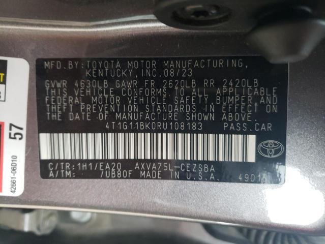 Photo 11 VIN: 4T1G11BK0RU108183 - TOYOTA CAMRY SE N 