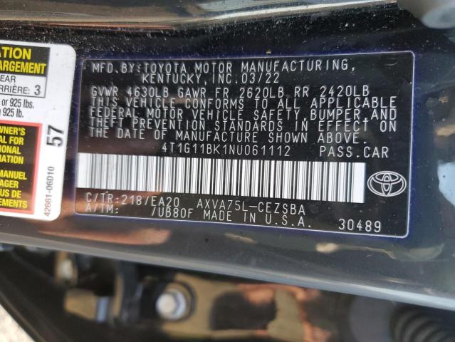 Photo 11 VIN: 4T1G11BK1NU061112 - TOYOTA CAMRY 