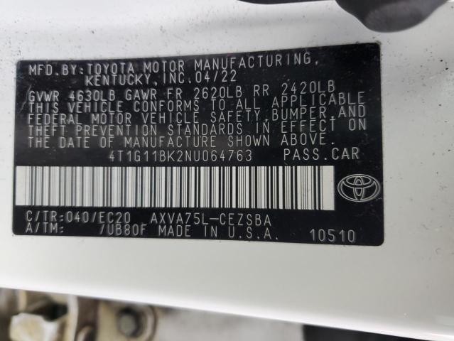 Photo 11 VIN: 4T1G11BK2NU064763 - TOYOTA CAMRY 