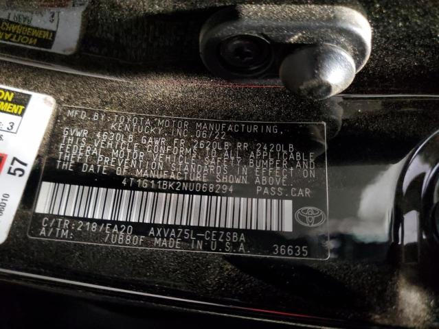 Photo 12 VIN: 4T1G11BK2NU068294 - TOYOTA CAMRY SE 