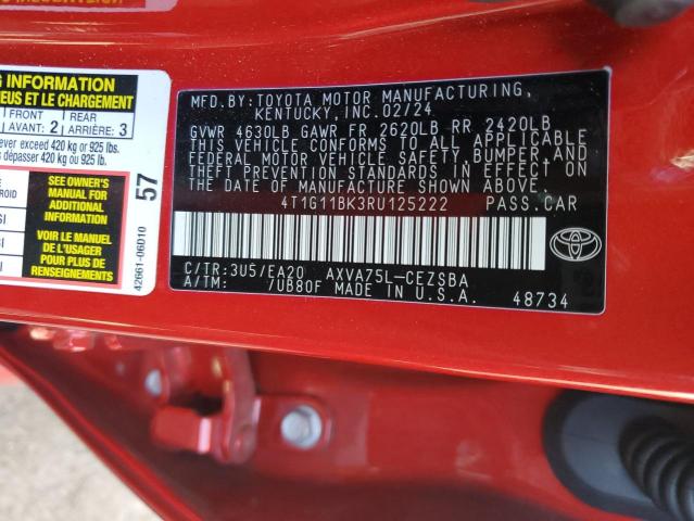 Photo 11 VIN: 4T1G11BK3RU125222 - TOYOTA CAMRY SE N 