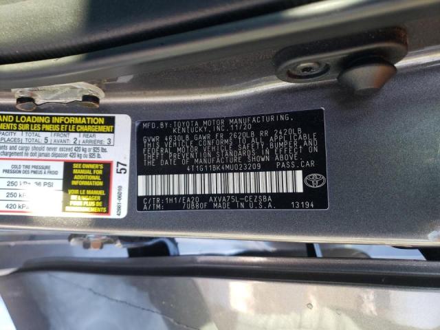 Photo 11 VIN: 4T1G11BK4MU023209 - TOYOTA CAMRY SE 