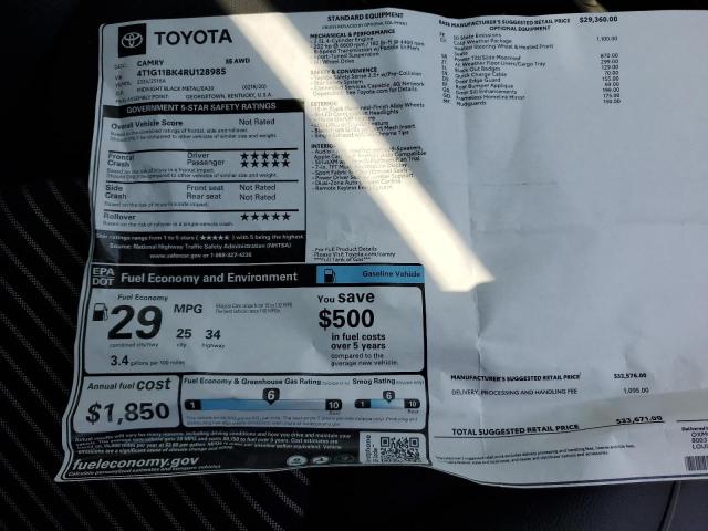 Photo 11 VIN: 4T1G11BK4RU128985 - TOYOTA CAMRY SE N 