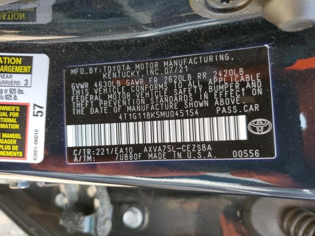 Photo 11 VIN: 4T1G11BK5MU045154 - TOYOTA CAMRY 