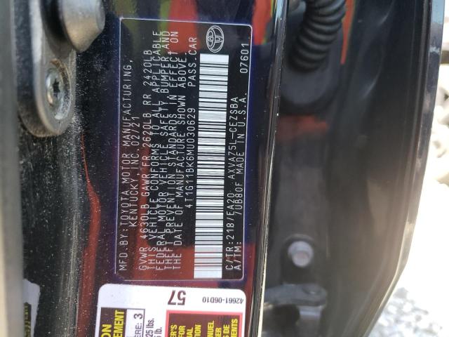 Photo 11 VIN: 4T1G11BK6MU030629 - TOYOTA CAMRY SE 