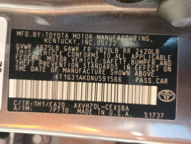 Photo 11 VIN: 4T1G31AK0NU591566 - TOYOTA CAMRY NIGH 