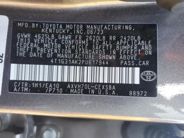 Photo 11 VIN: 4T1G31AK2PU617944 - TOYOTA CAMRY 