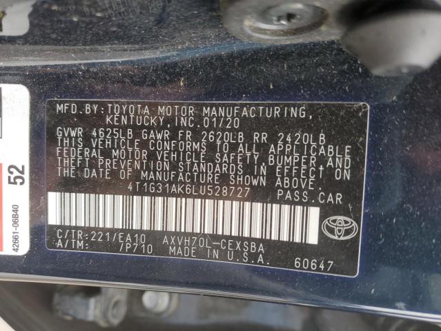 Photo 11 VIN: 4T1G31AK6LU528727 - TOYOTA CAMRY 