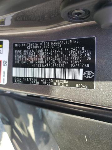 Photo 11 VIN: 4T1G31AK6PU620135 - TOYOTA CAMRY SE N 