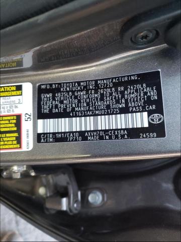 Photo 9 VIN: 4T1G31AK7MU021725 - TOYOTA CAMRY SE 