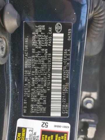 Photo 12 VIN: 4T1G31AK7MU028318 - TOYOTA CAMRY SE 