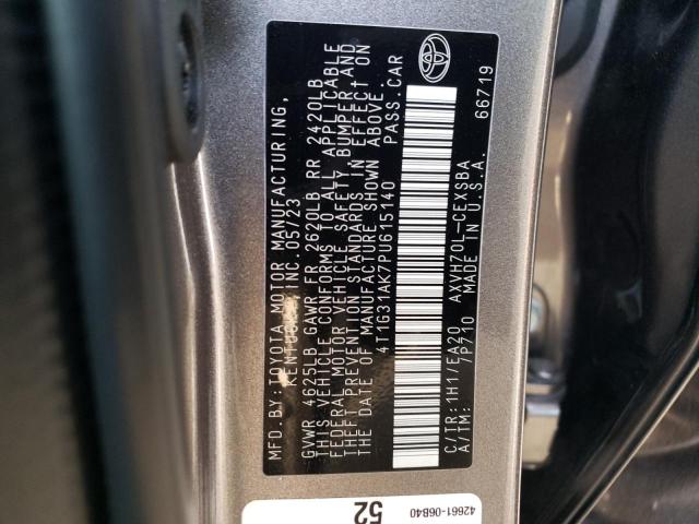 Photo 12 VIN: 4T1G31AK7PU615140 - TOYOTA CAMRY 