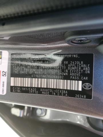 Photo 11 VIN: 4T1G31AK7RU064002 - TOYOTA CAMRY 