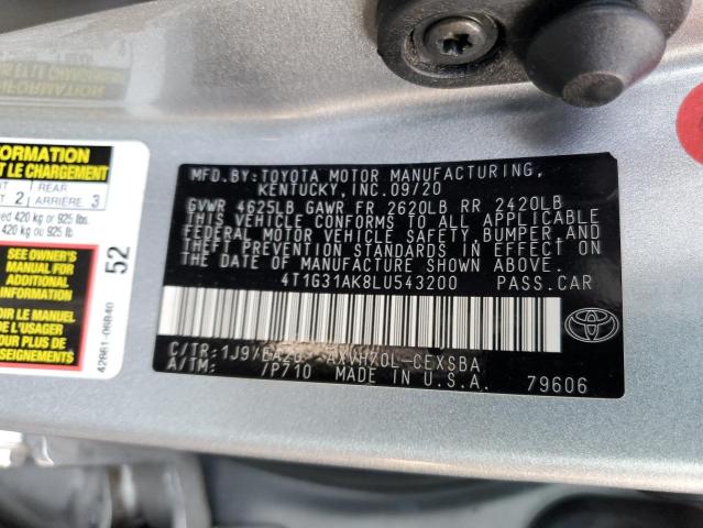 Photo 11 VIN: 4T1G31AK8LU543200 - TOYOTA CAMRY SE 