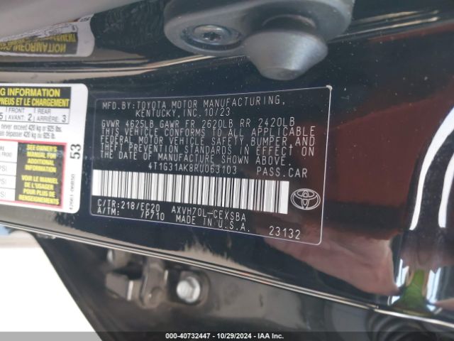 Photo 8 VIN: 4T1G31AK8RU063103 - TOYOTA CAMRY 