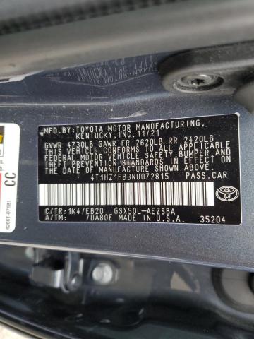 Photo 11 VIN: 4T1HZ1FB3NU072815 - TOYOTA AVALON TOU 