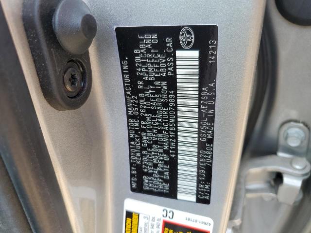 Photo 11 VIN: 4T1HZ1FB5NU079894 - TOYOTA AVALON TOU 