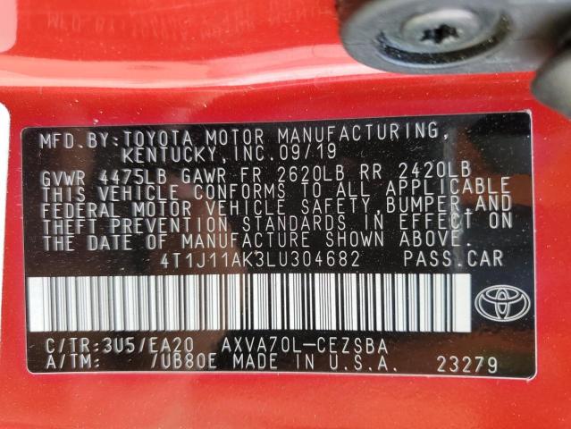 Photo 11 VIN: 4T1J11AK3LU304682 - TOYOTA CAMRY SE 