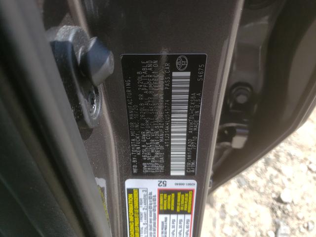 Photo 9 VIN: 4T1J31AK4LU545774 - TOYOTA CAMRY 