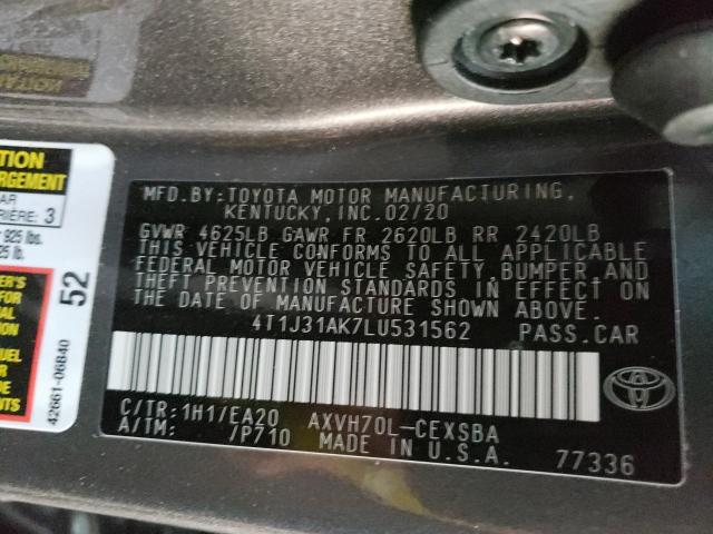 Photo 9 VIN: 4T1J31AK7LU531562 - TOYOTA CAMRY SE 