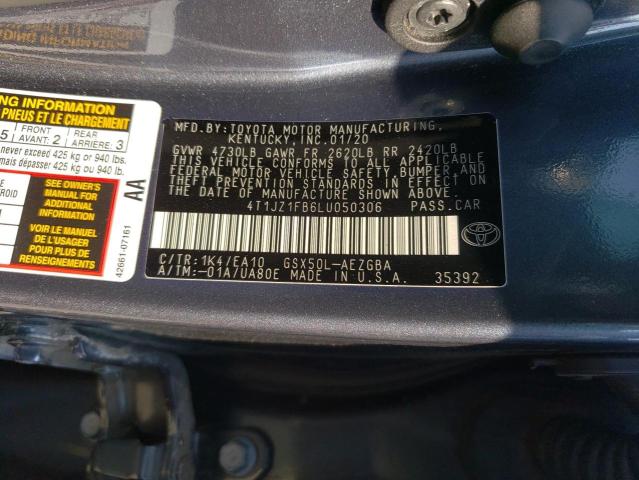 Photo 11 VIN: 4T1JZ1FB6LU050306 - TOYOTA AVALON XLE 