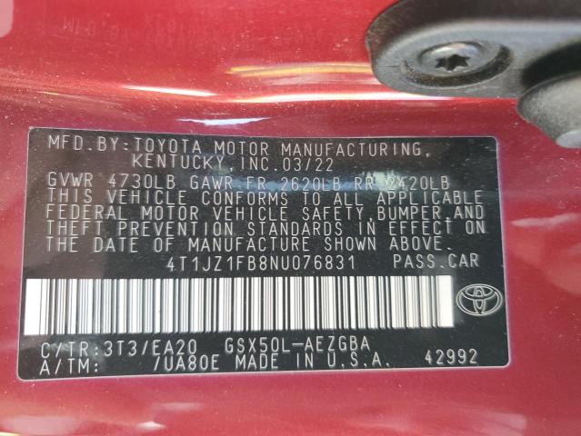 Photo 11 VIN: 4T1JZ1FB8NU076831 - TOYOTA AVALON 